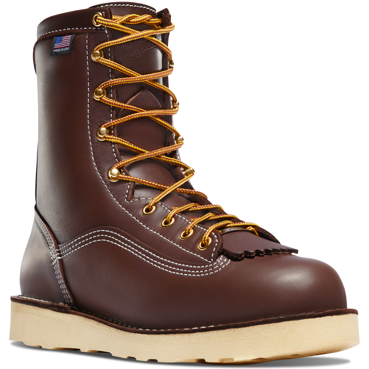 Danner Mens Power Foreman Work Boots Dark Brown - UCR785310